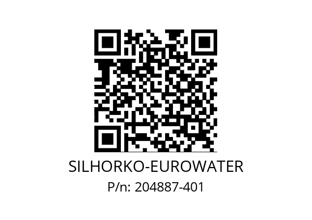   SILHORKO-EUROWATER 204887-401