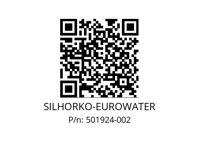   SILHORKO-EUROWATER 501924-002