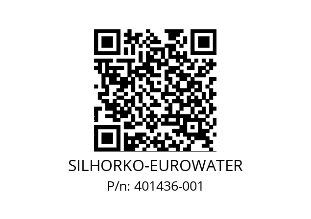   SILHORKO-EUROWATER 401436-001