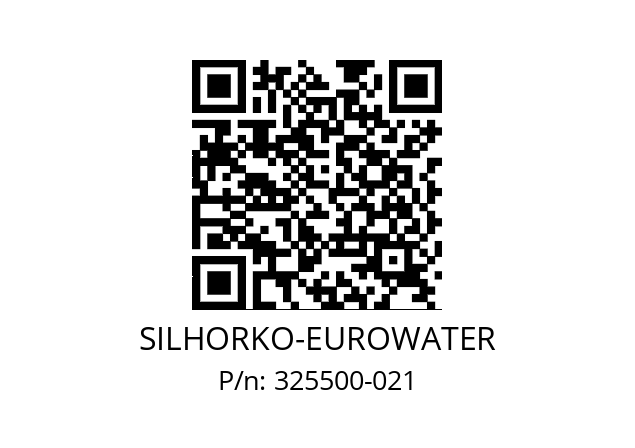   SILHORKO-EUROWATER 325500-021