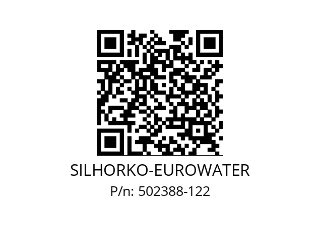   SILHORKO-EUROWATER 502388-122