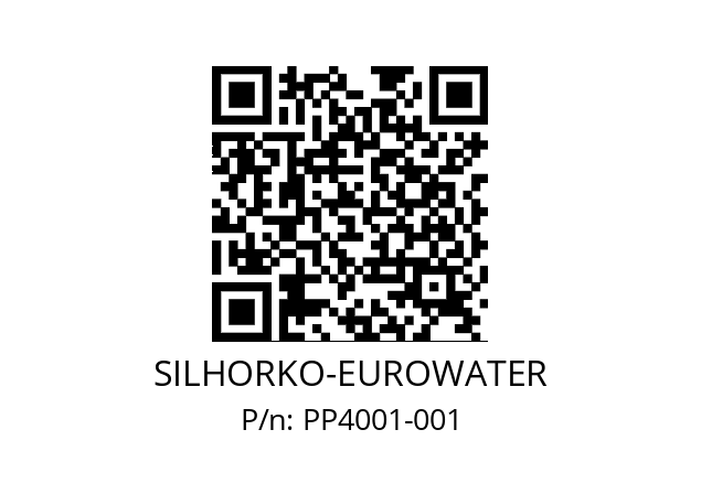   SILHORKO-EUROWATER PP4001-001