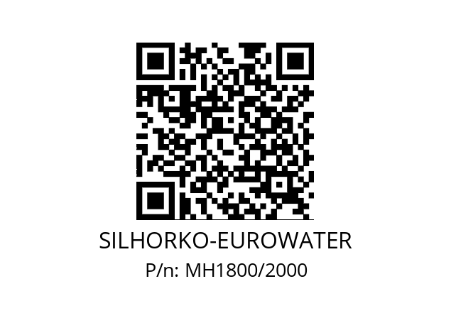   SILHORKO-EUROWATER MH1800/2000