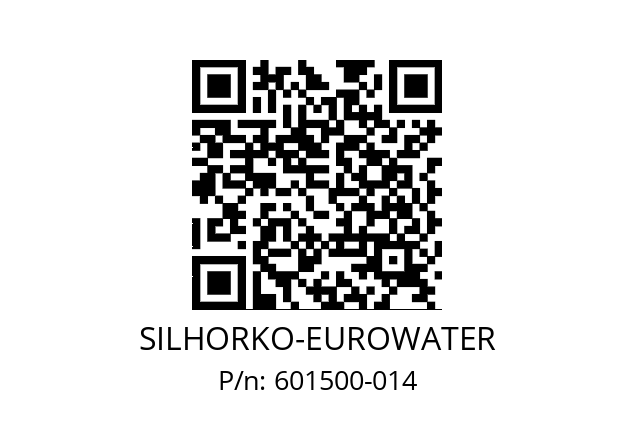   SILHORKO-EUROWATER 601500-014