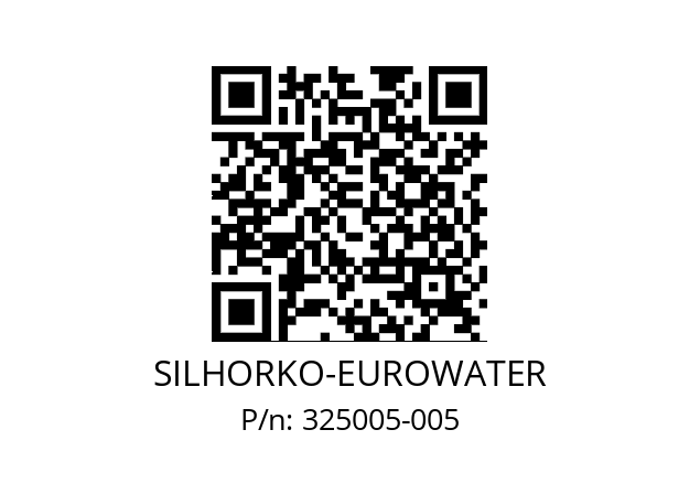   SILHORKO-EUROWATER 325005-005