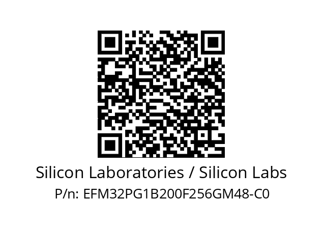   Silicon Laboratories / Silicon Labs EFM32PG1B200F256GM48-C0