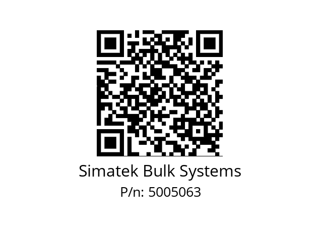   Simatek Bulk Systems 5005063