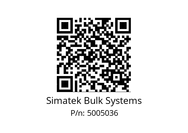   Simatek Bulk Systems 5005036