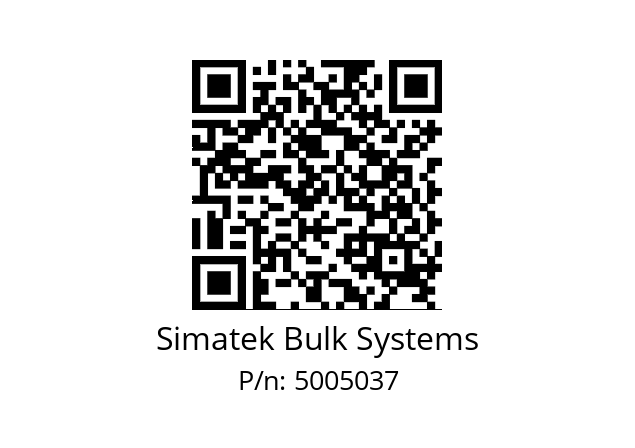   Simatek Bulk Systems 5005037