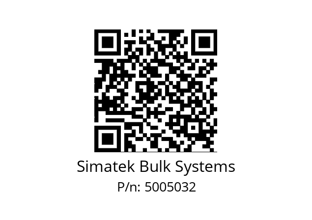   Simatek Bulk Systems 5005032