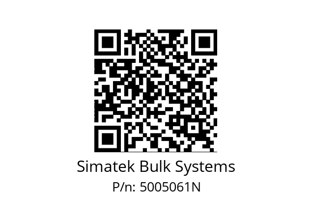   Simatek Bulk Systems 5005061N