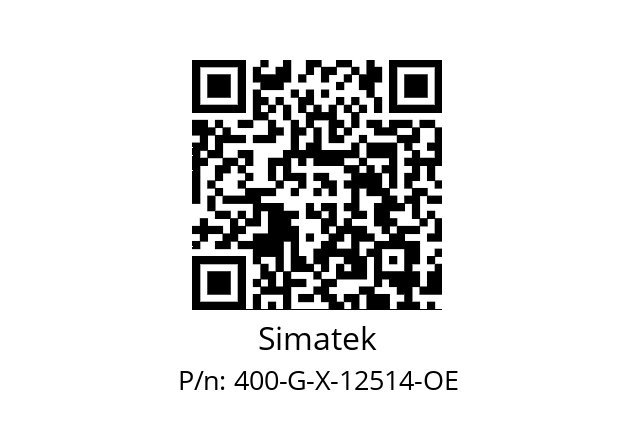   Simatek 400-G-X-12514-OE