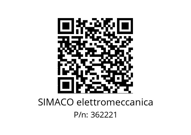   SIMACO elettromeccanica 362221