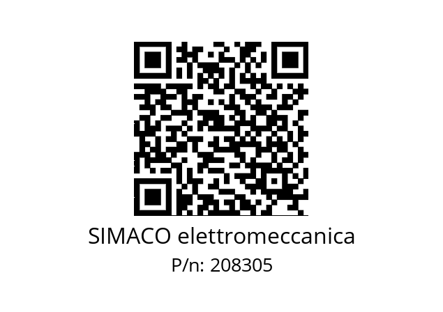   SIMACO elettromeccanica 208305