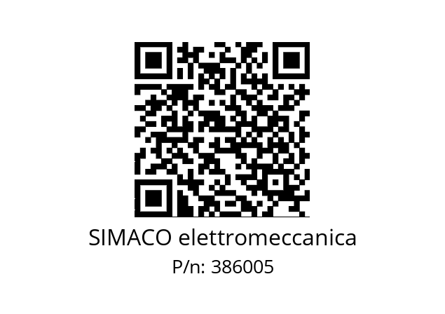   SIMACO elettromeccanica 386005