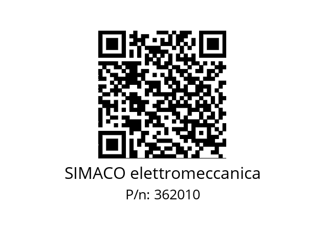   SIMACO elettromeccanica 362010