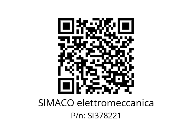   SIMACO elettromeccanica SI378221