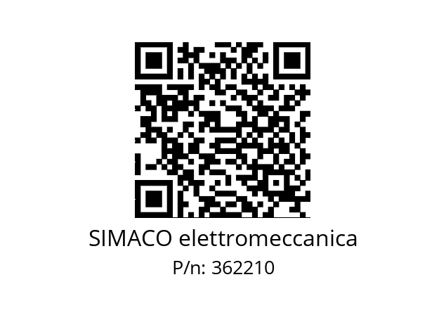   SIMACO elettromeccanica 362210