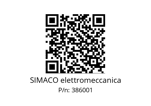   SIMACO elettromeccanica 386001