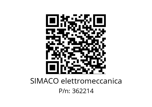   SIMACO elettromeccanica 362214