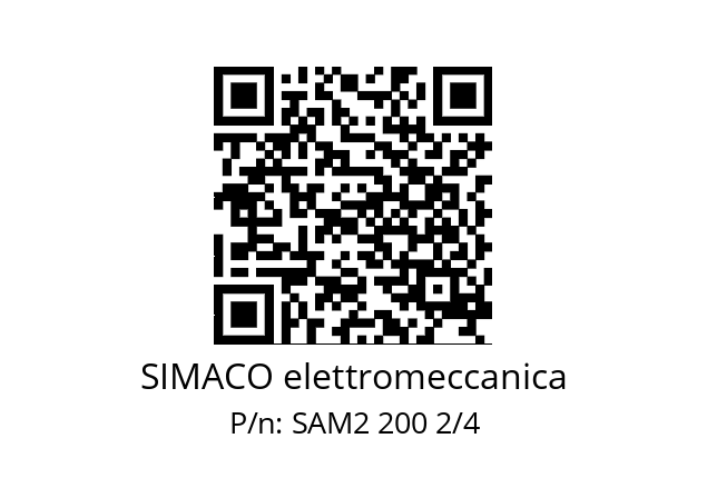   SIMACO elettromeccanica SAM2 200 2/4