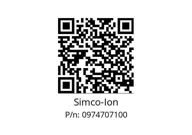   Simco-Ion 0974707100