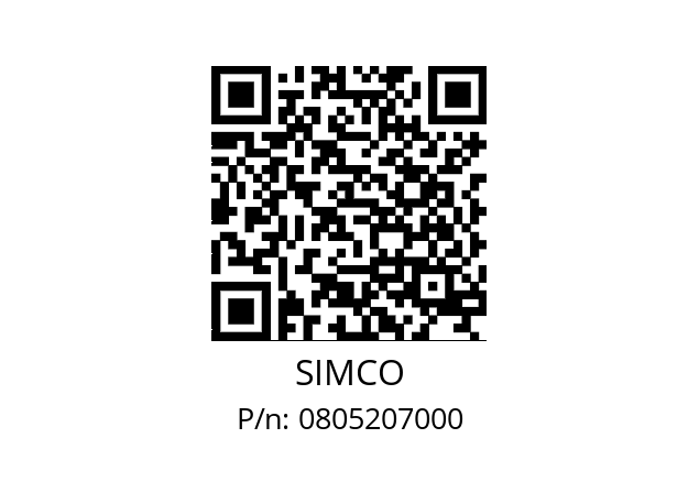   SIMCO 0805207000