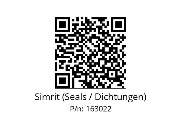   Simrit (Seals / Dichtungen) 163022