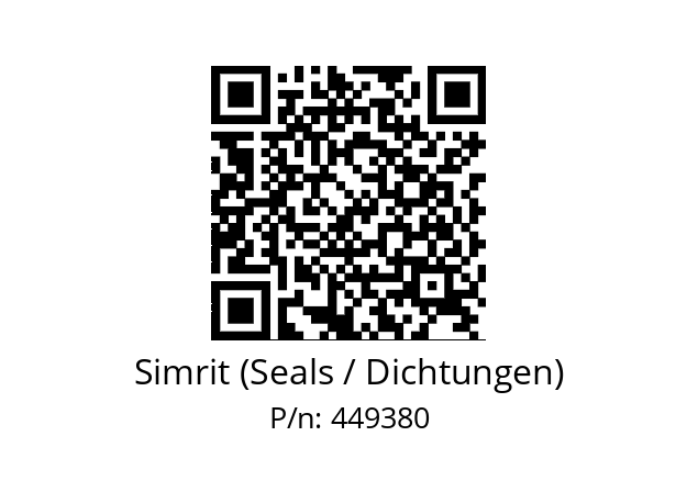   Simrit (Seals / Dichtungen) 449380