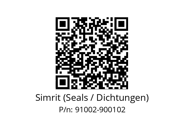   Simrit (Seals / Dichtungen) 91002-900102