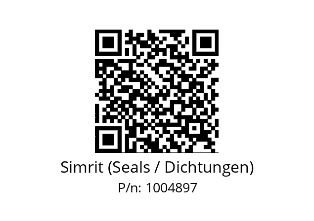   Simrit (Seals / Dichtungen) 1004897