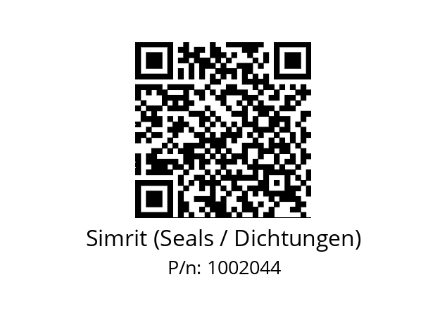   Simrit (Seals / Dichtungen) 1002044