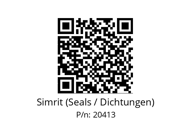   Simrit (Seals / Dichtungen) 20413