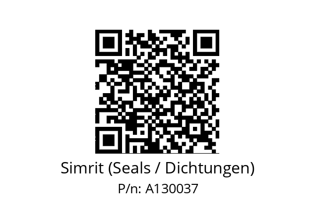   Simrit (Seals / Dichtungen) A130037