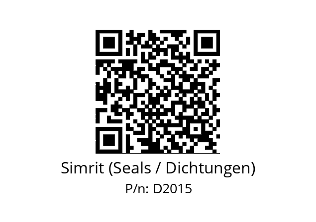   Simrit (Seals / Dichtungen) D2015