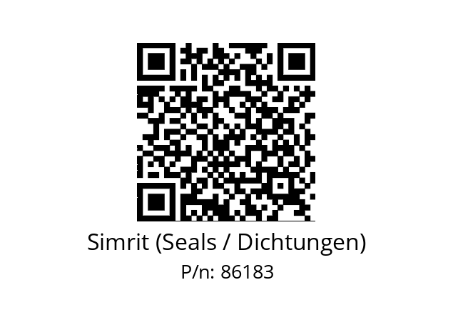   Simrit (Seals / Dichtungen) 86183