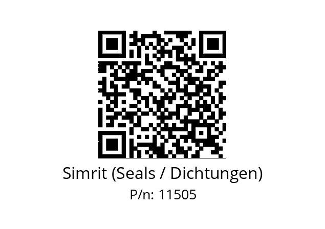   Simrit (Seals / Dichtungen) 11505