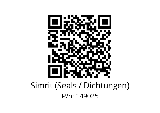   Simrit (Seals / Dichtungen) 149025