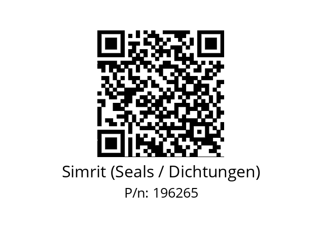   Simrit (Seals / Dichtungen) 196265