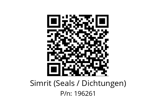   Simrit (Seals / Dichtungen) 196261