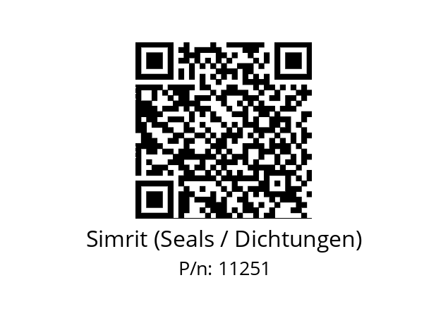   Simrit (Seals / Dichtungen) 11251