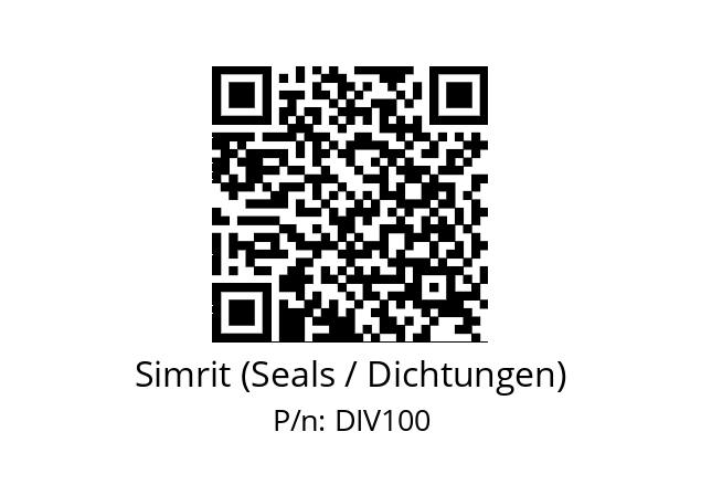   Simrit (Seals / Dichtungen) DIV100