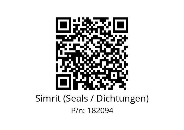   Simrit (Seals / Dichtungen) 182094