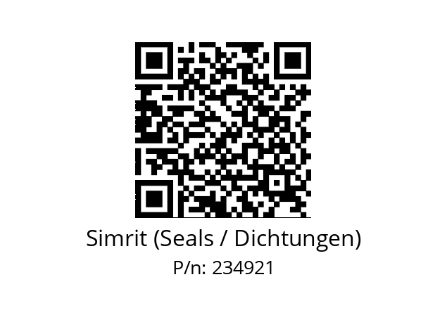   Simrit (Seals / Dichtungen) 234921