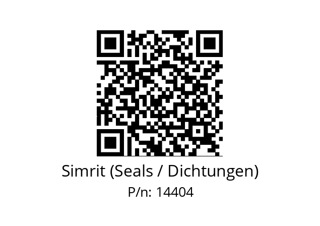   Simrit (Seals / Dichtungen) 14404