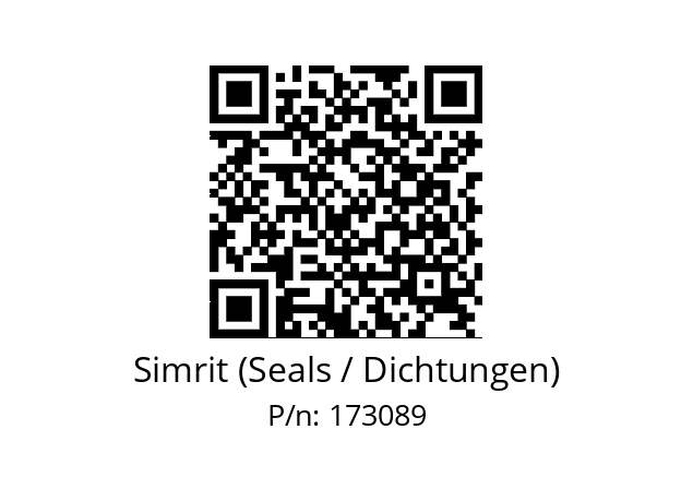   Simrit (Seals / Dichtungen) 173089