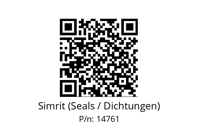   Simrit (Seals / Dichtungen) 14761