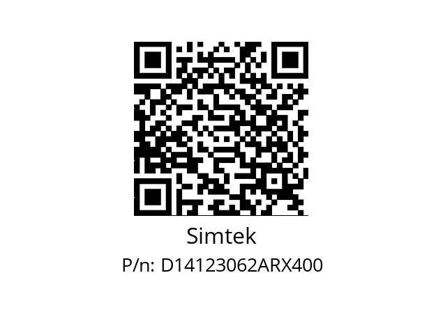   Simtek D14123062ARX400