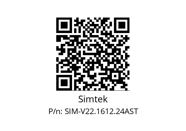   Simtek SIM-V22.1612.24AST