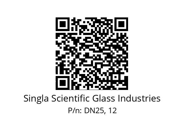   Singla Scientific Glass Industries DN25, 12